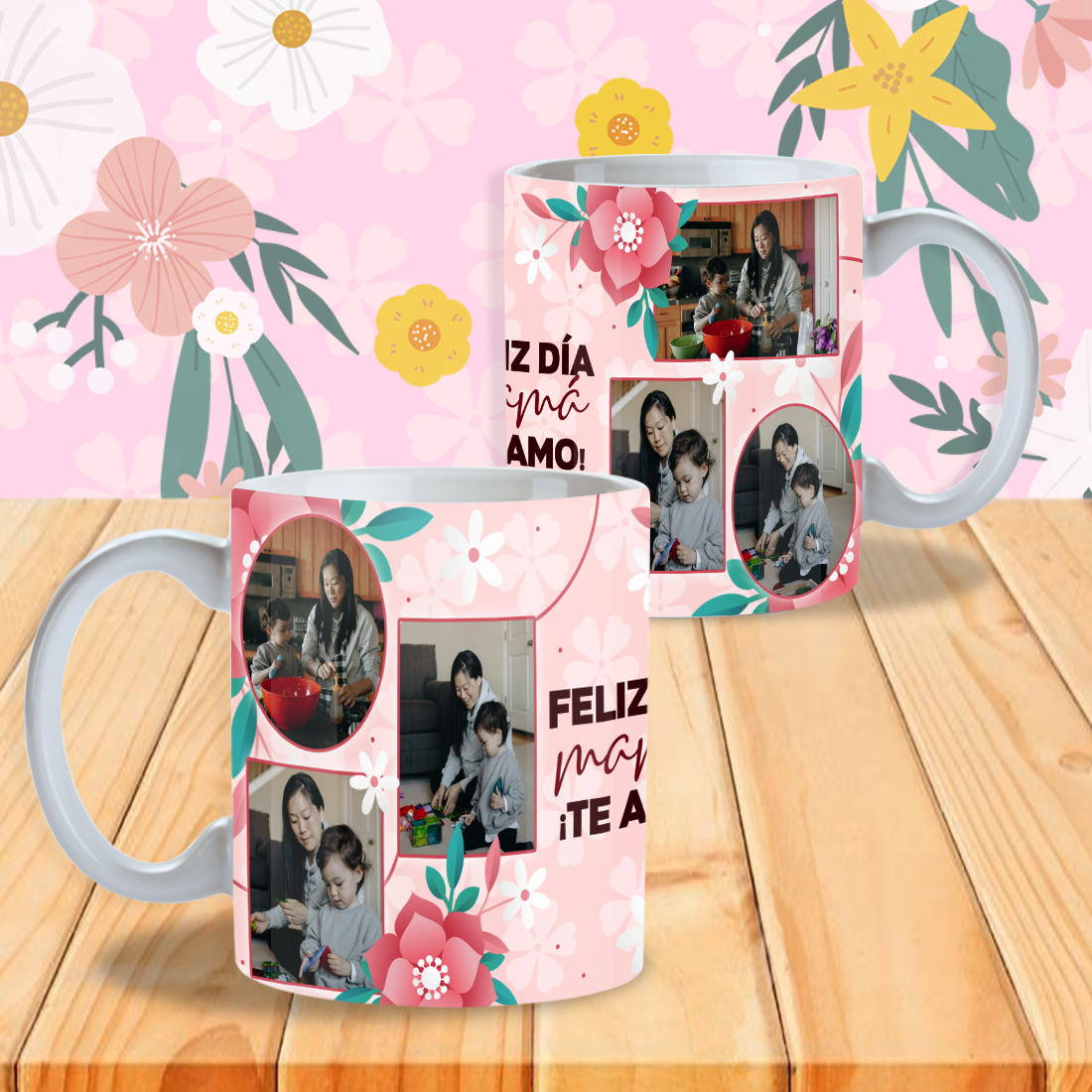 Taza Collage Día de las Madres
