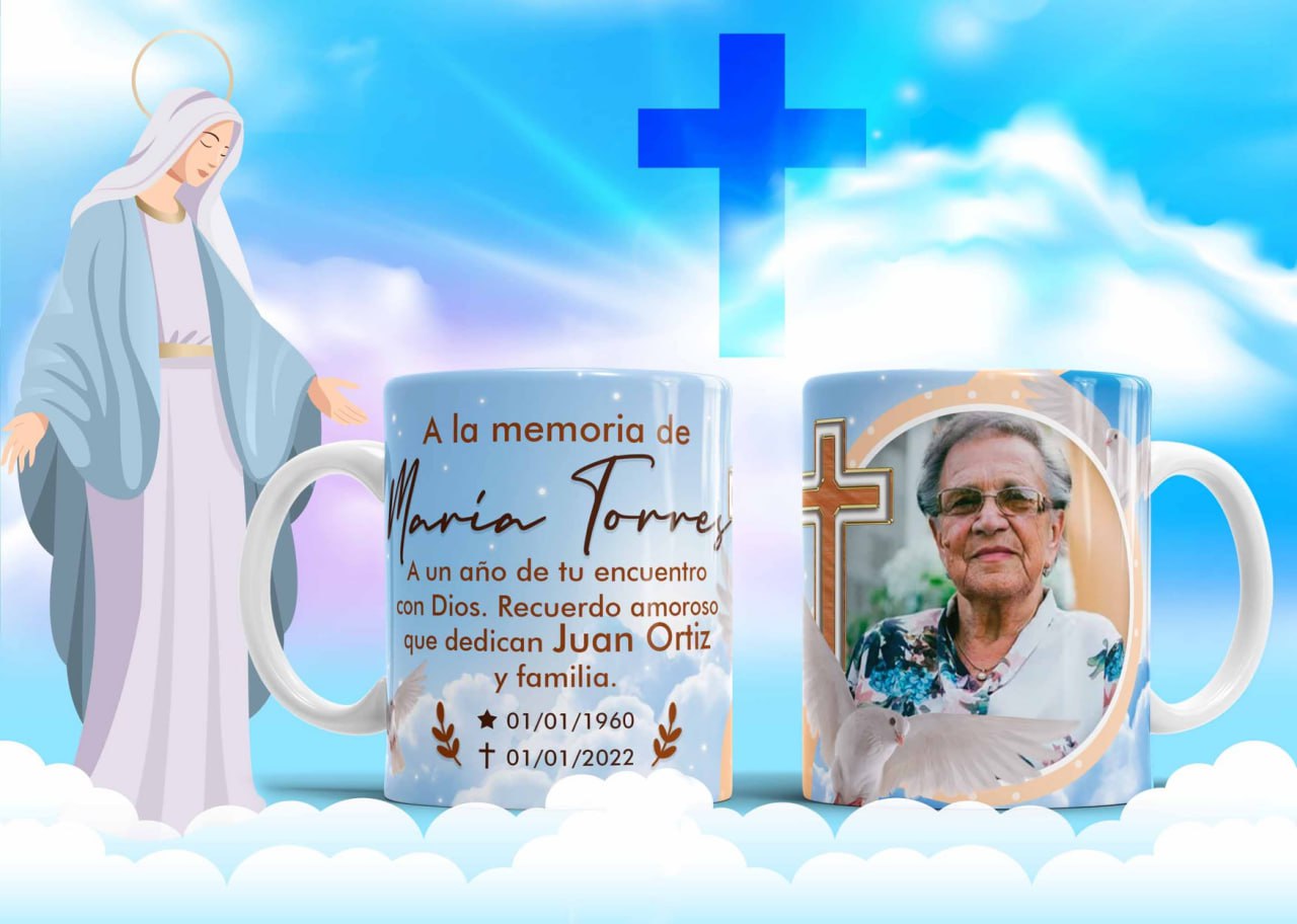 Tazas de aniversario luctuoso