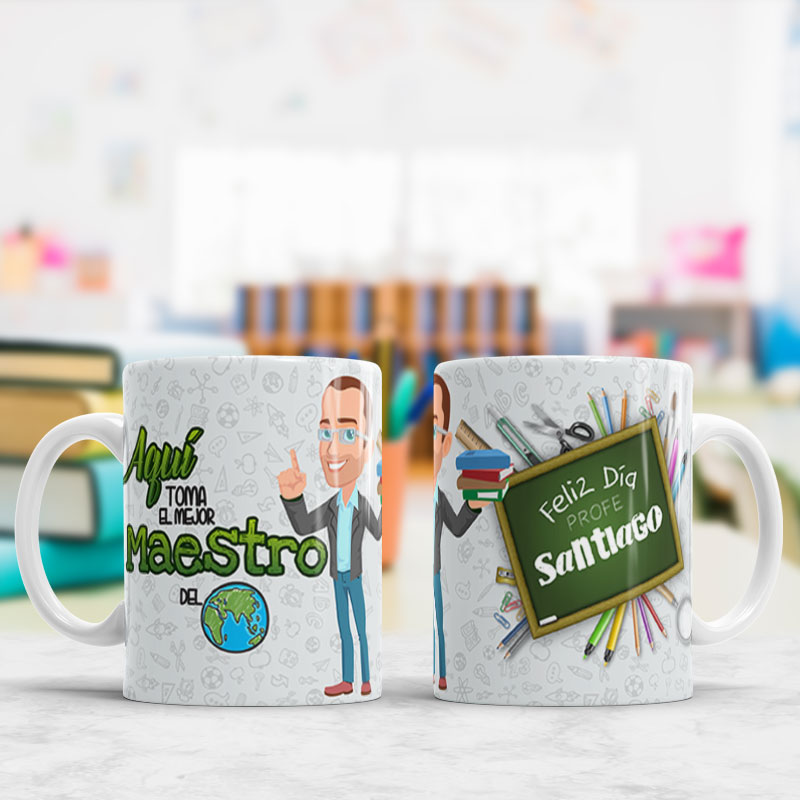 Taza personalizada Día del Maestro