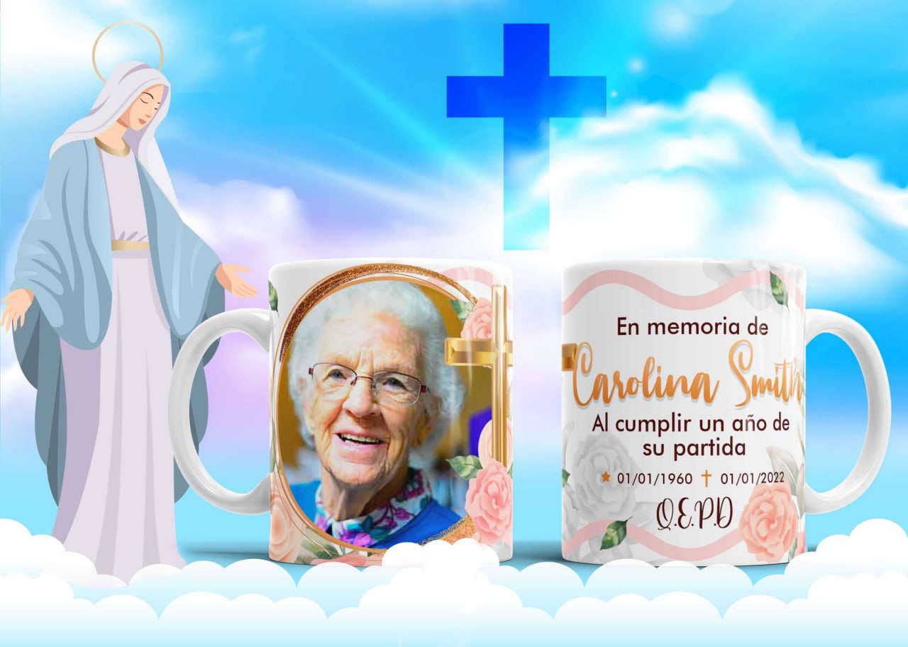 Tazas de aniversario luctuoso