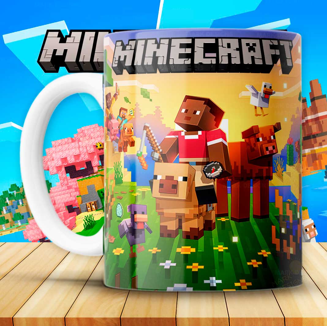 Taza Minecraft 11oz