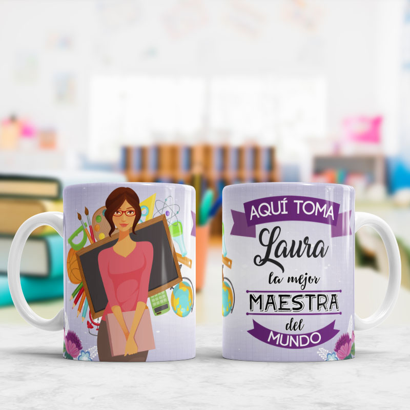 Taza personalizada Día del Maestro