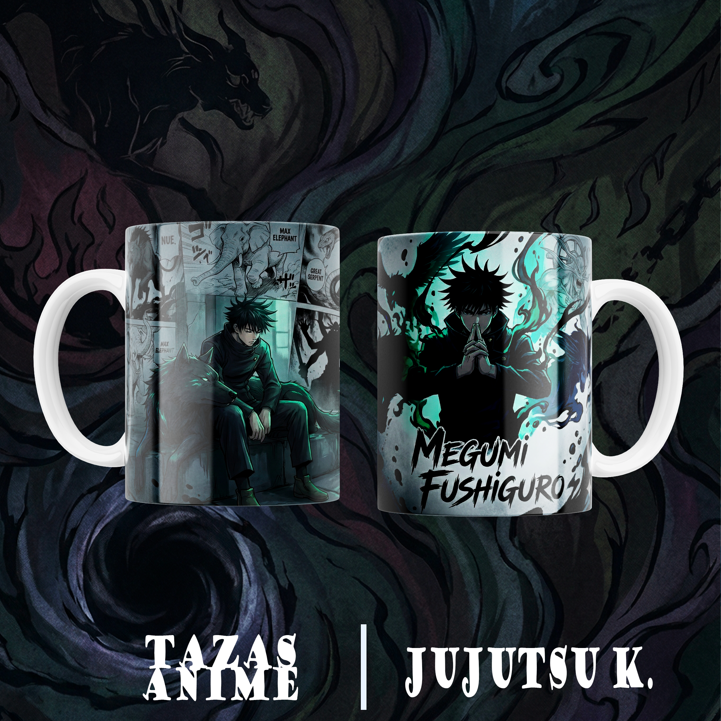Taza Anime Jujutsu Kaisen 11oz