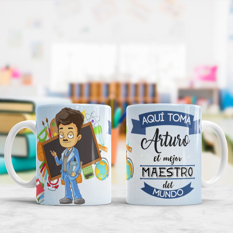Taza personalizada Día del Maestro