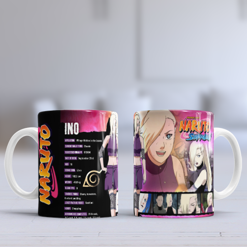 Taza personajes de Naruto