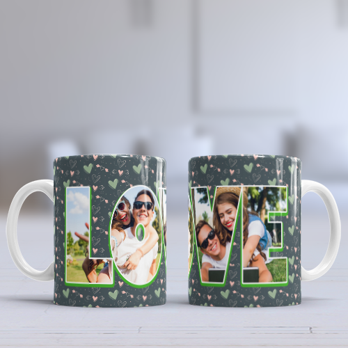 Taza collage amor de parejas 
