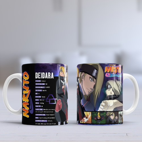 Taza personajes de Naruto