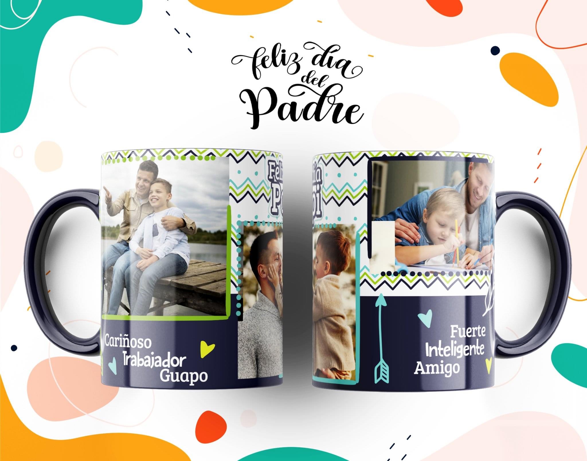 Taza Día del Padre personalizada con fotos