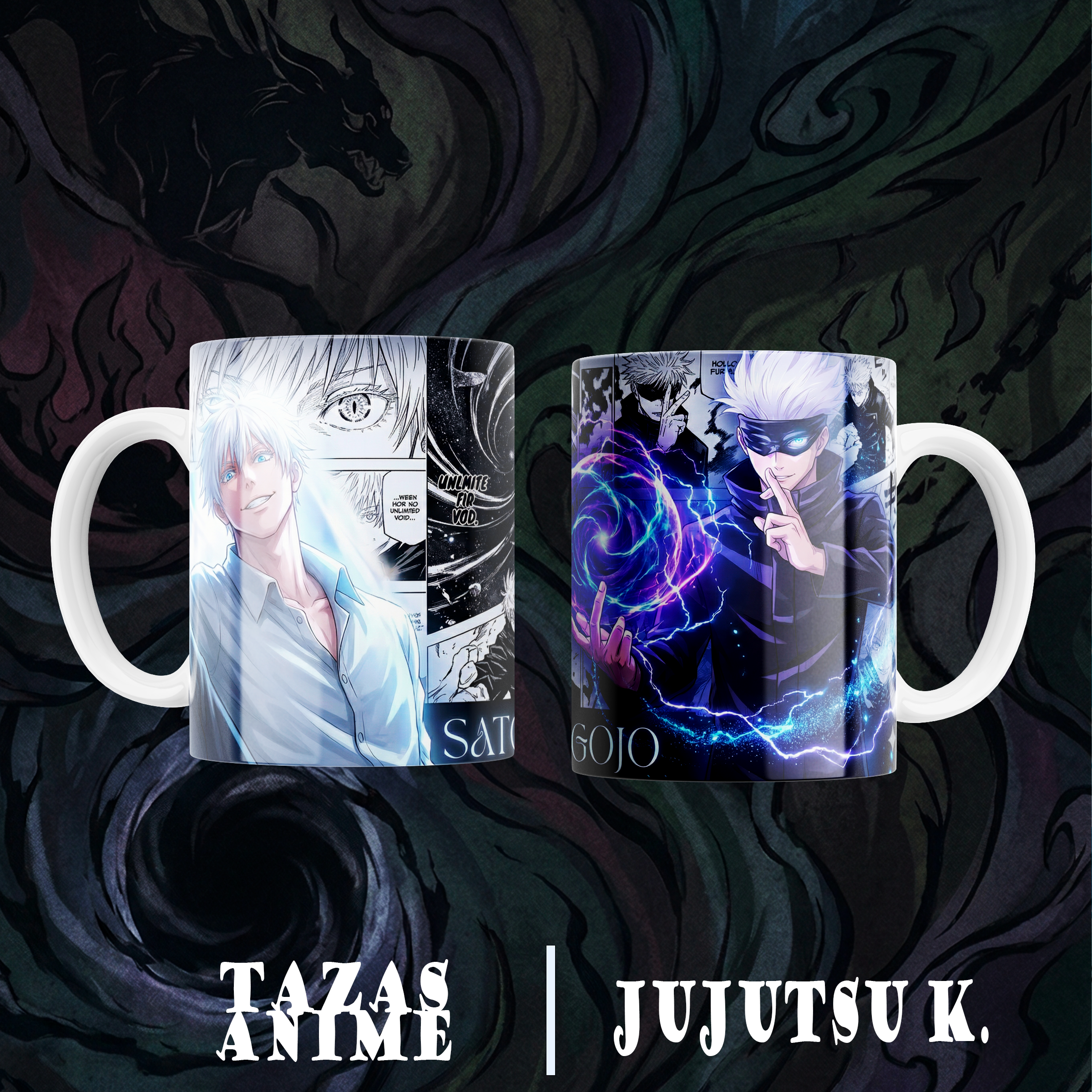 Taza Anime Jujutsu Kaisen 11oz