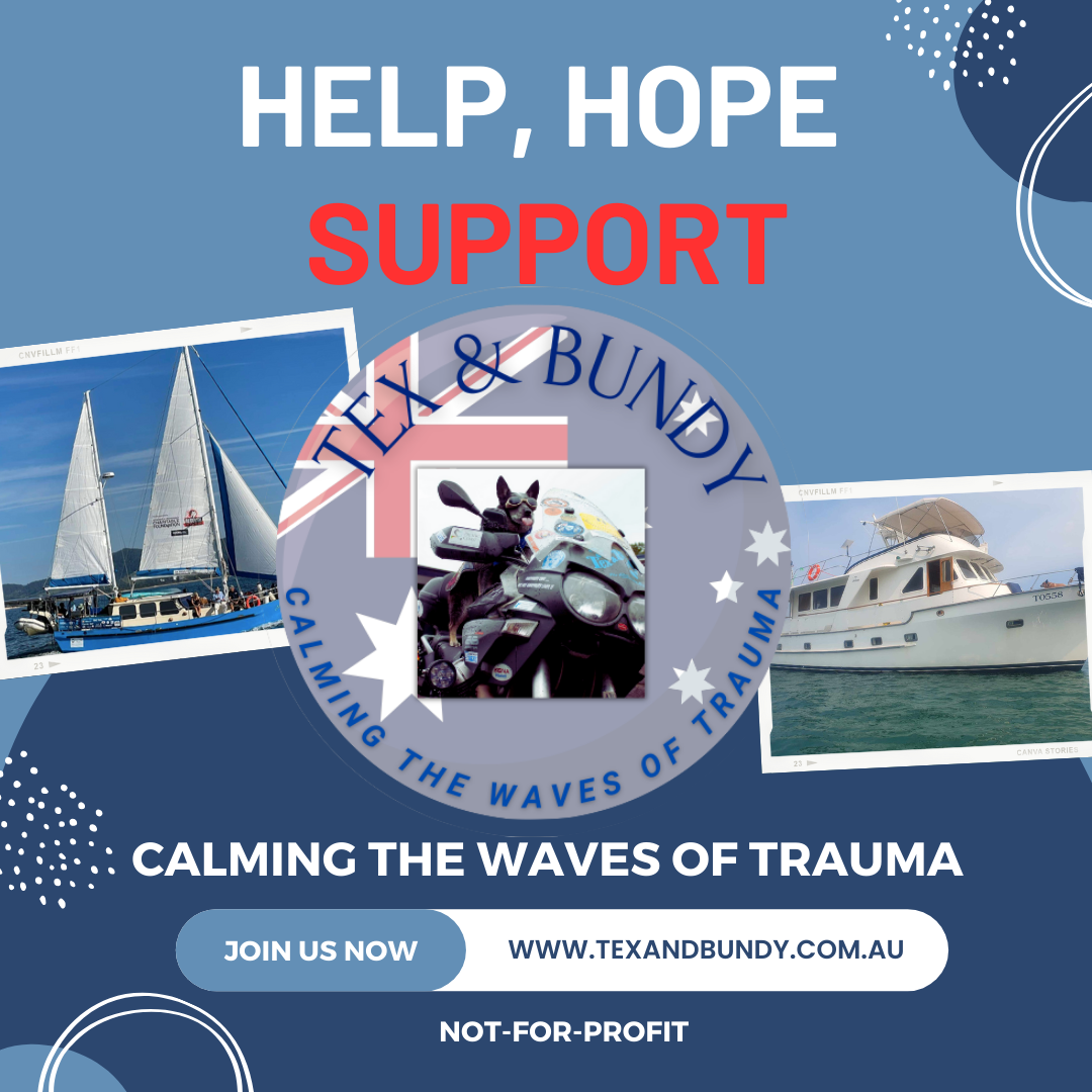 Support TEX & MV BUNDY "Calming The Waves of Trauma"