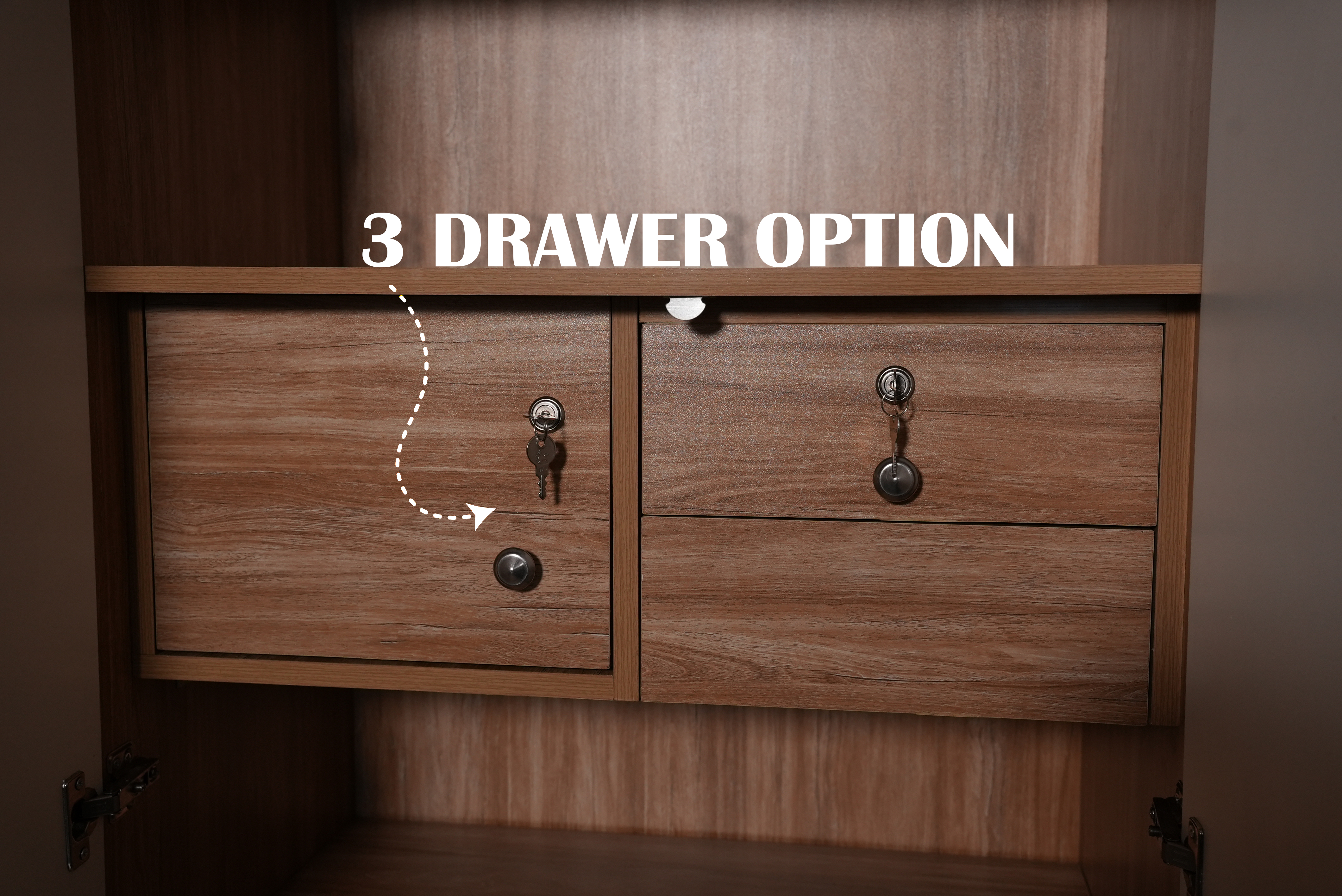 Furnistiq Smart 2-Door Wardrobe – Modern Space-Saving Storage