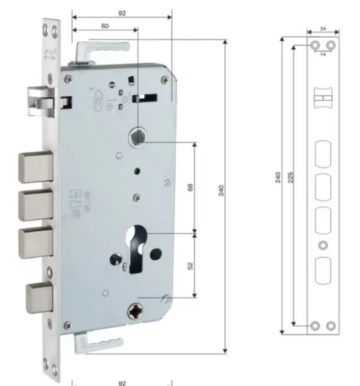 Heavy Duty Mortise Lock