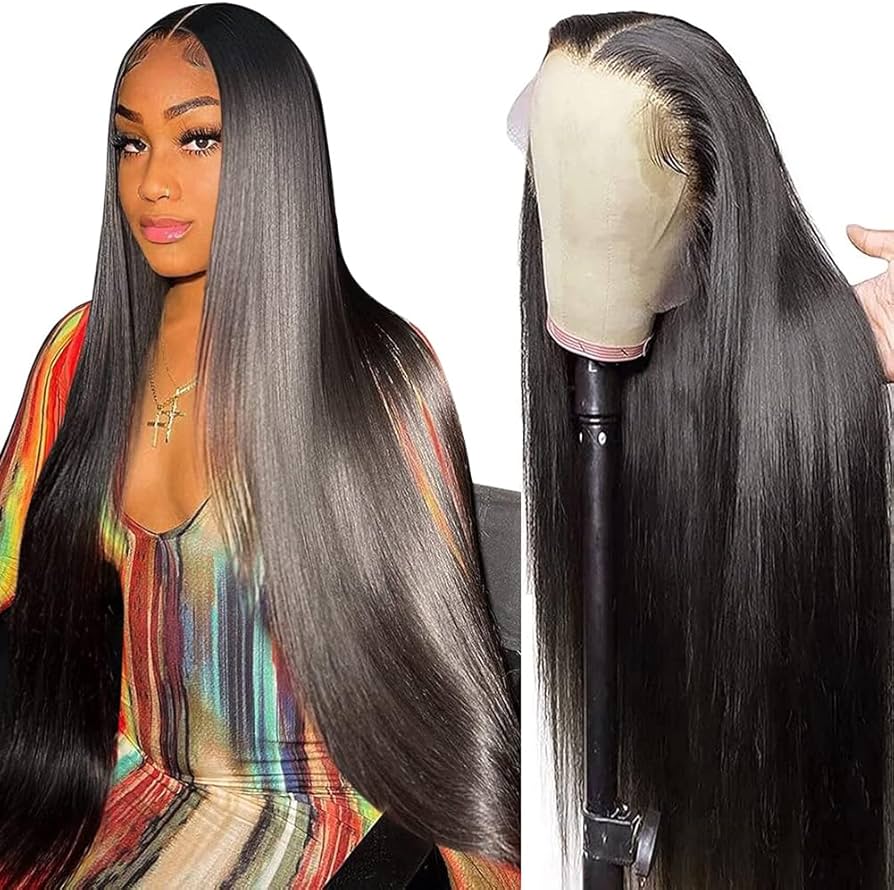 Lightning Deal 13x6 Straight Human Hair HD Transparent Lace Front Wig