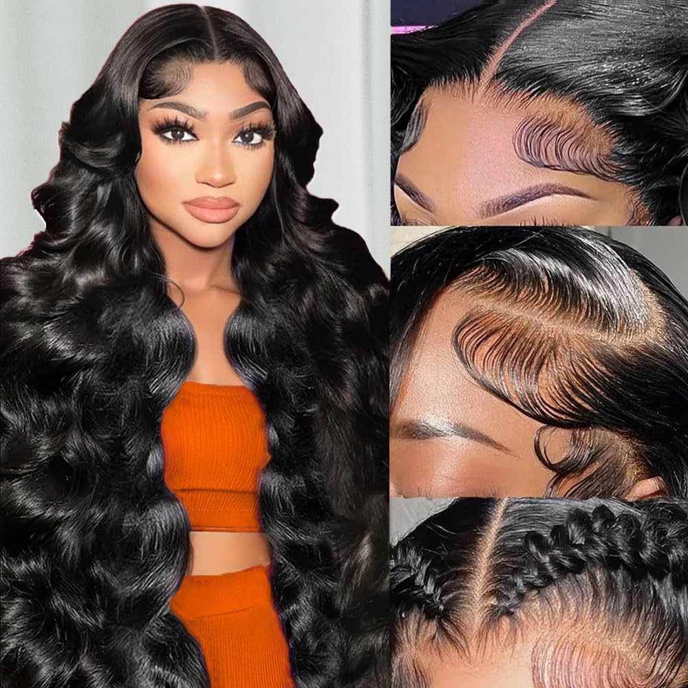 Superlove Hair 4x4 Body Wave Peruvian Human Hair Wigs With Baby Hair For Black Women