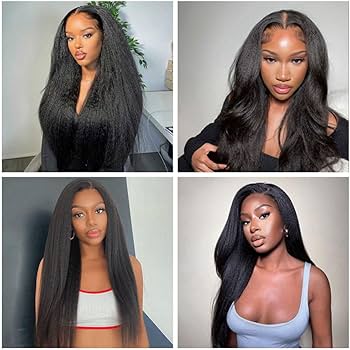 360 Lace Frontal Wig Mongolian Straight Human Hair Wig for Black Women Natural Color Remy Hair