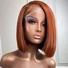 ReadytoGo Glueless 13x4 Lace Bob Wig Honey Brown #4 Color Straight Hair