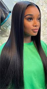 5x5 Lace Closure Wig Indian Human Hair Natural Hairline With Baby Hair Natural Color