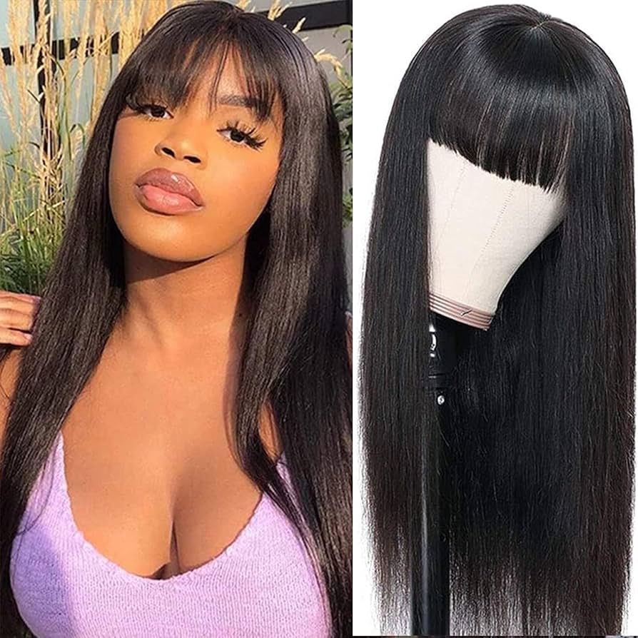 360 Full Lace Front Wig 24 inch Silky Straight Brazilain Human Hair