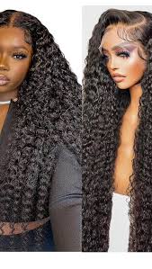 4x4 Lace Closure Wigs Water Wave Wig Mongolian Human Hair Pre Plucked with Baby Hair