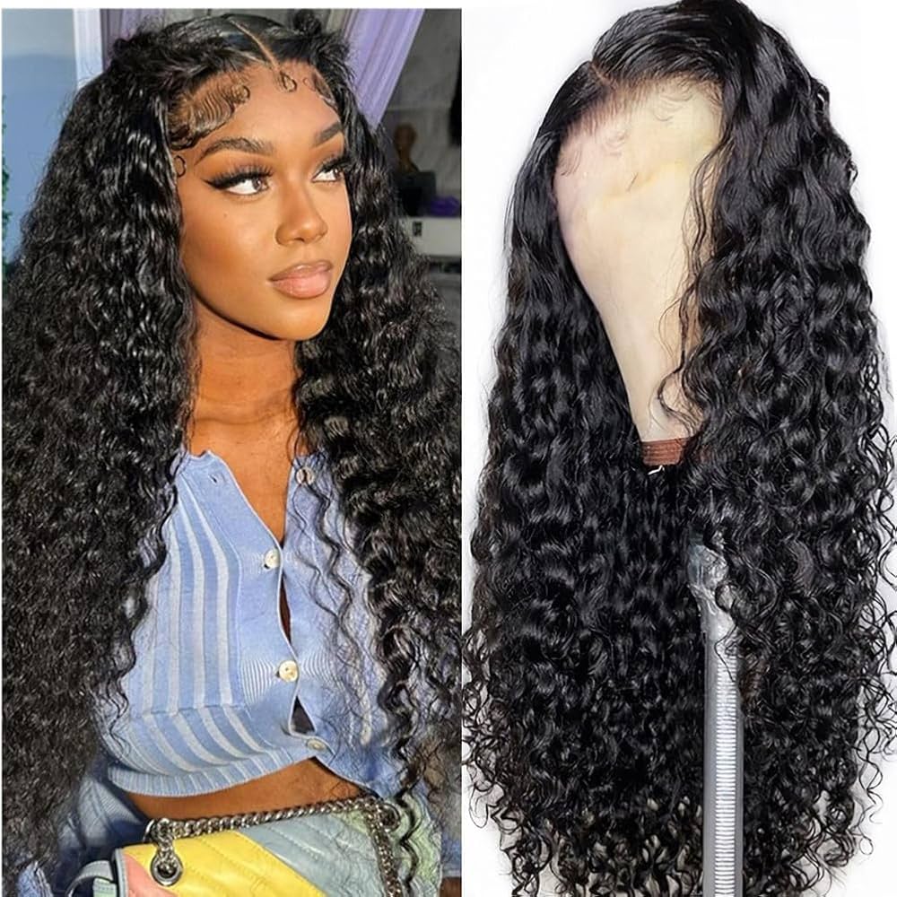 Water Wave Ear to Ear Lace Front Wig Pre Plucked 13x4 Lace Wigs Natural Hairline Brazilian Hair