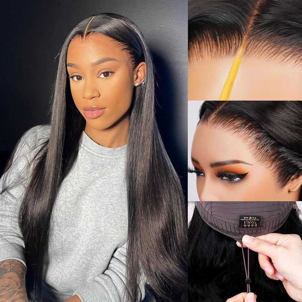 13x4 Lace Front Mongolian Straight Wig With Baby Hair