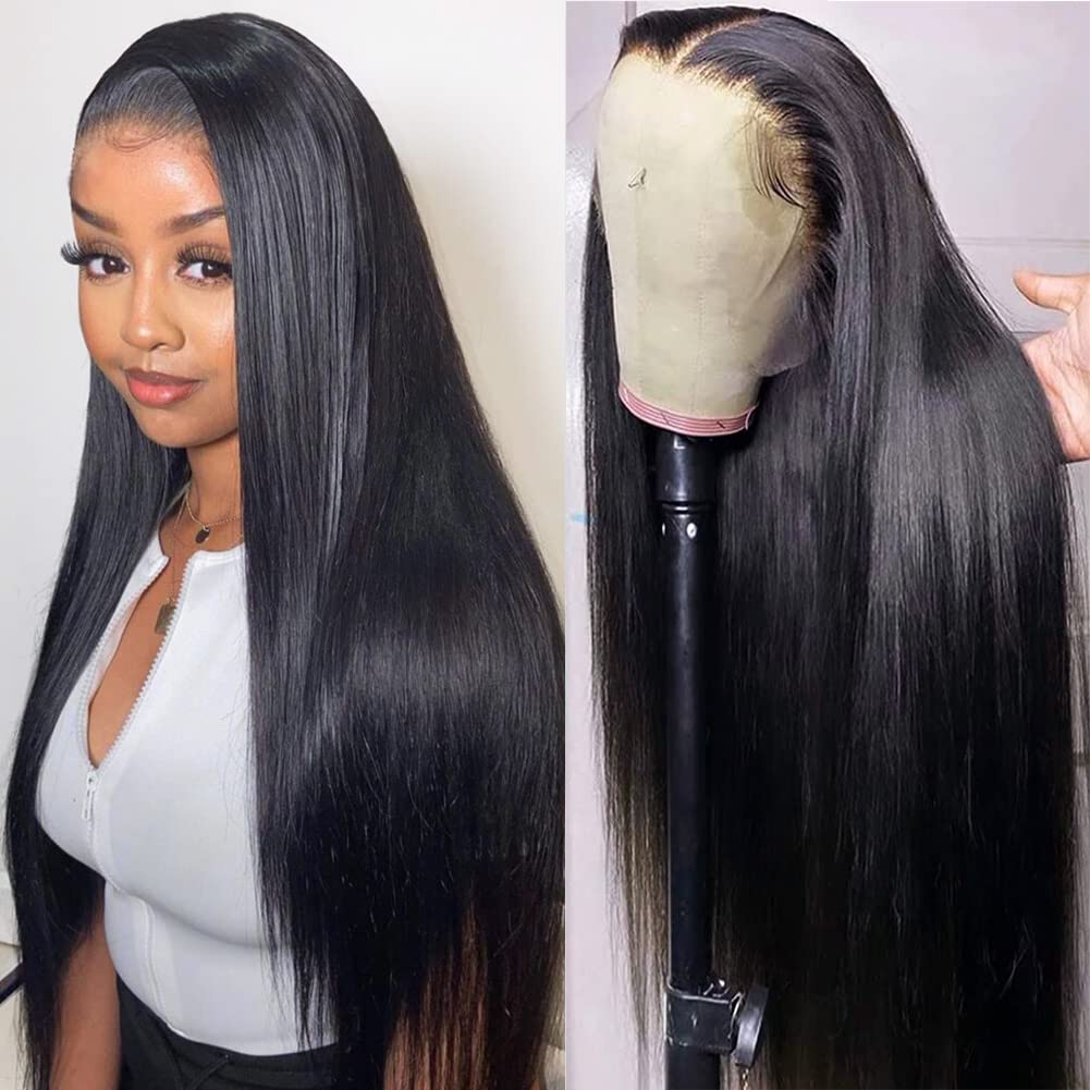 13x4 Lace Front Brazilian Straight Wigs Remy Hair