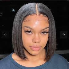 Glueless 4x4 Lace Closure Bob Straight Wig