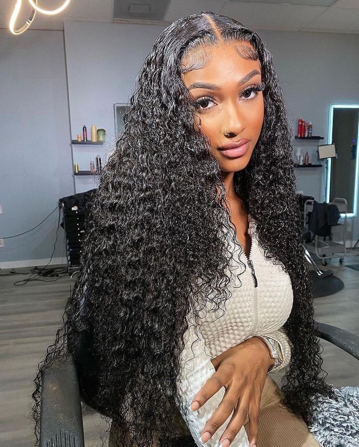 Ear to Ear Lace Frontal Wig Water Wave Hair Peruvian Human Hair Wet And Wavy Lace Front Wigs