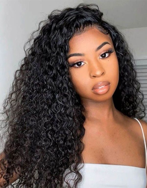 Glueless 4x4 Lace Closure Deep Wave 100% Malaysian Wig