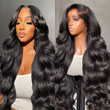 4x4 Lace Closure Wigs Body Wave Human Hair Brazilian 12A Grade Human Hair Wig Swiss Lace wig