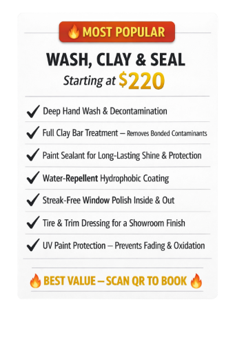 Wash, Clay & Seal Service