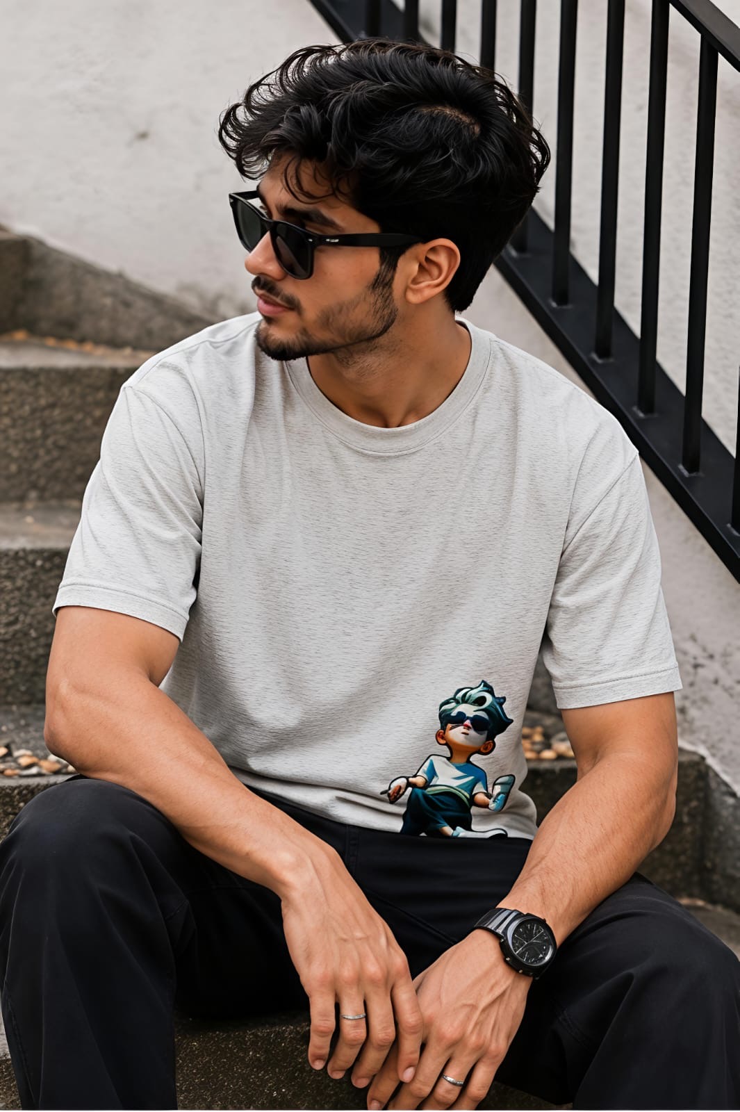 Urban Art Graphic T-Shirt