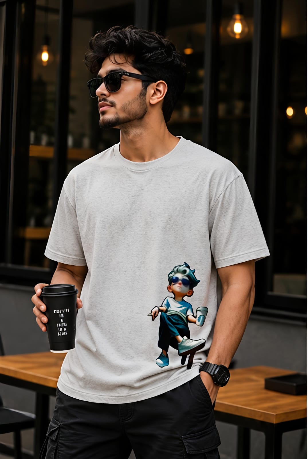 Urban Art Graphic T-Shirt