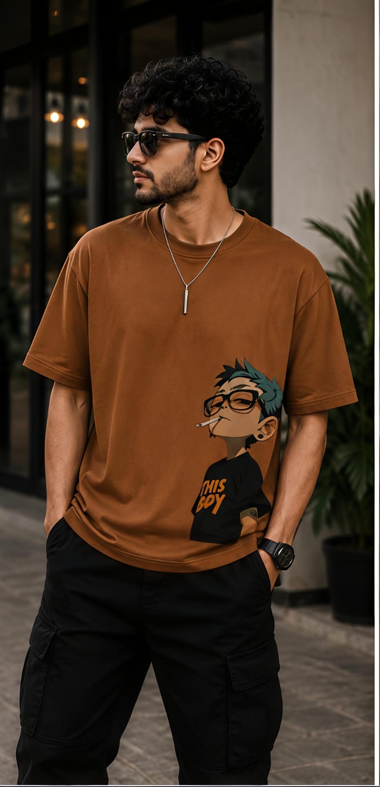 Graphic Brown T-Shirt
