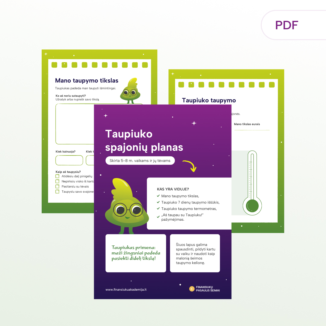 Taupiuko svajonių planas