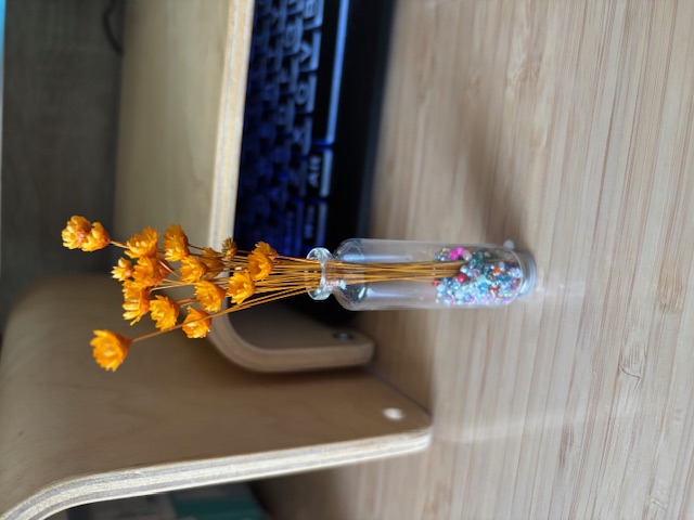 Desk or Suction cup mounted Mini Flower Vases