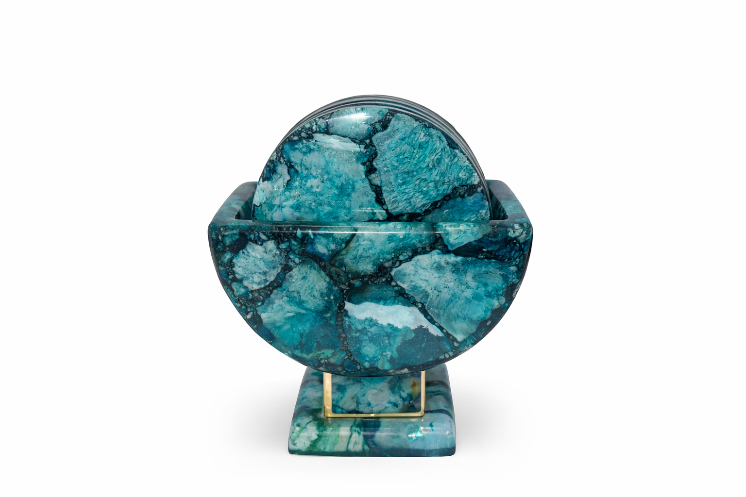 Blue Agate Coaster – B07