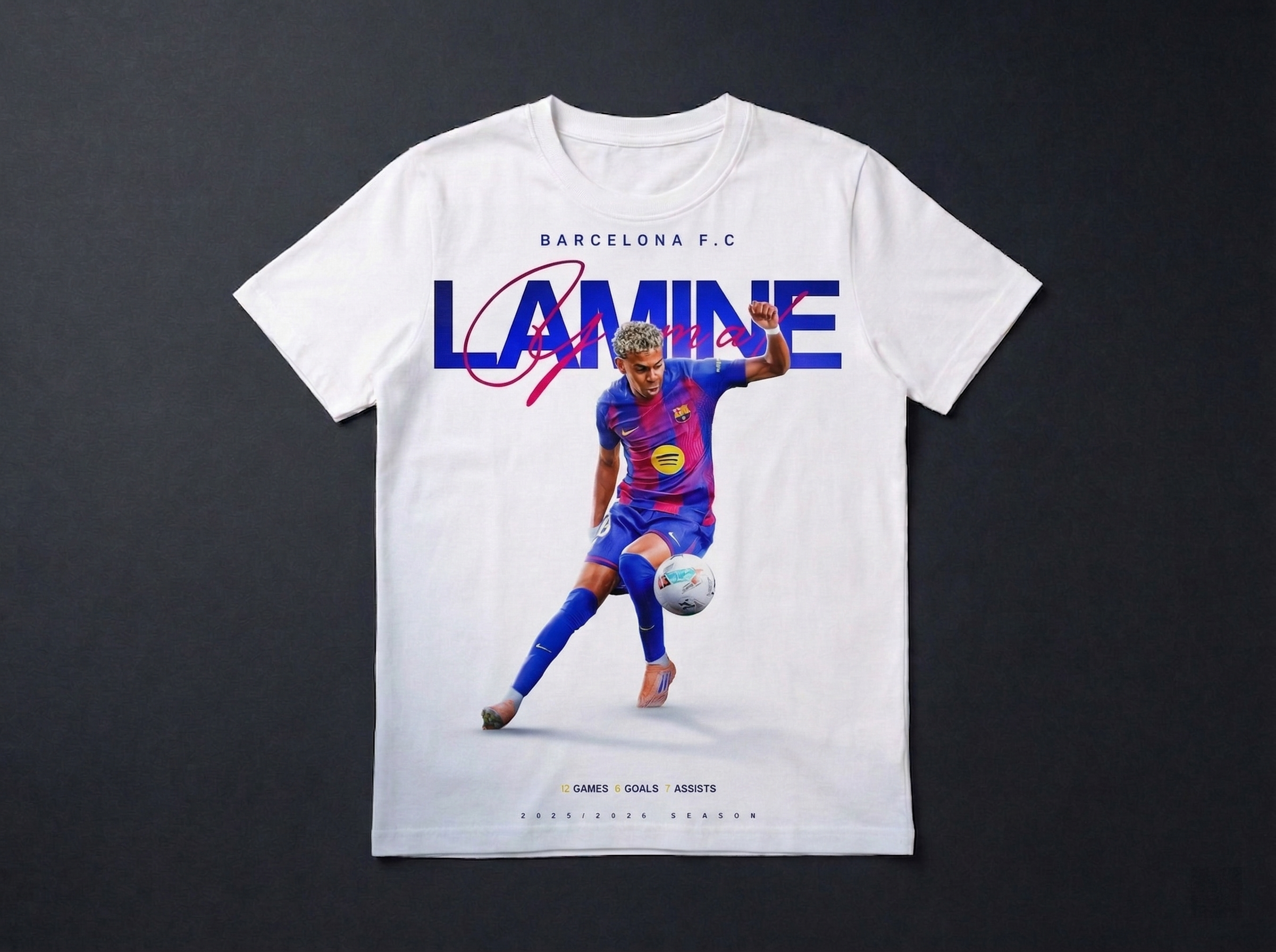 Camiseta Lamine Yamal Barcelona F.C.