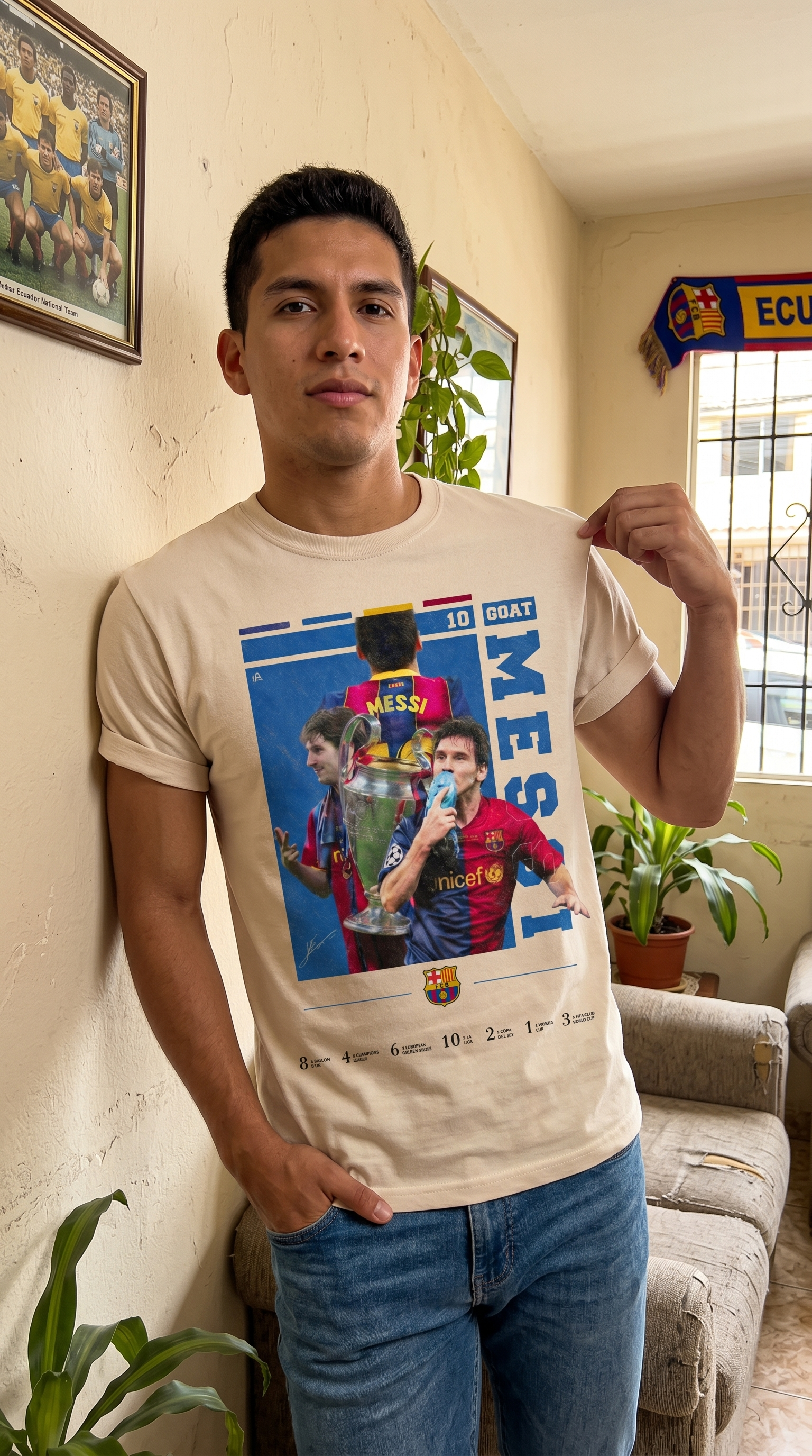 Camiseta Messi GOAT