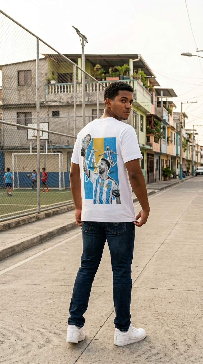 Camiseta Messi Mundial
