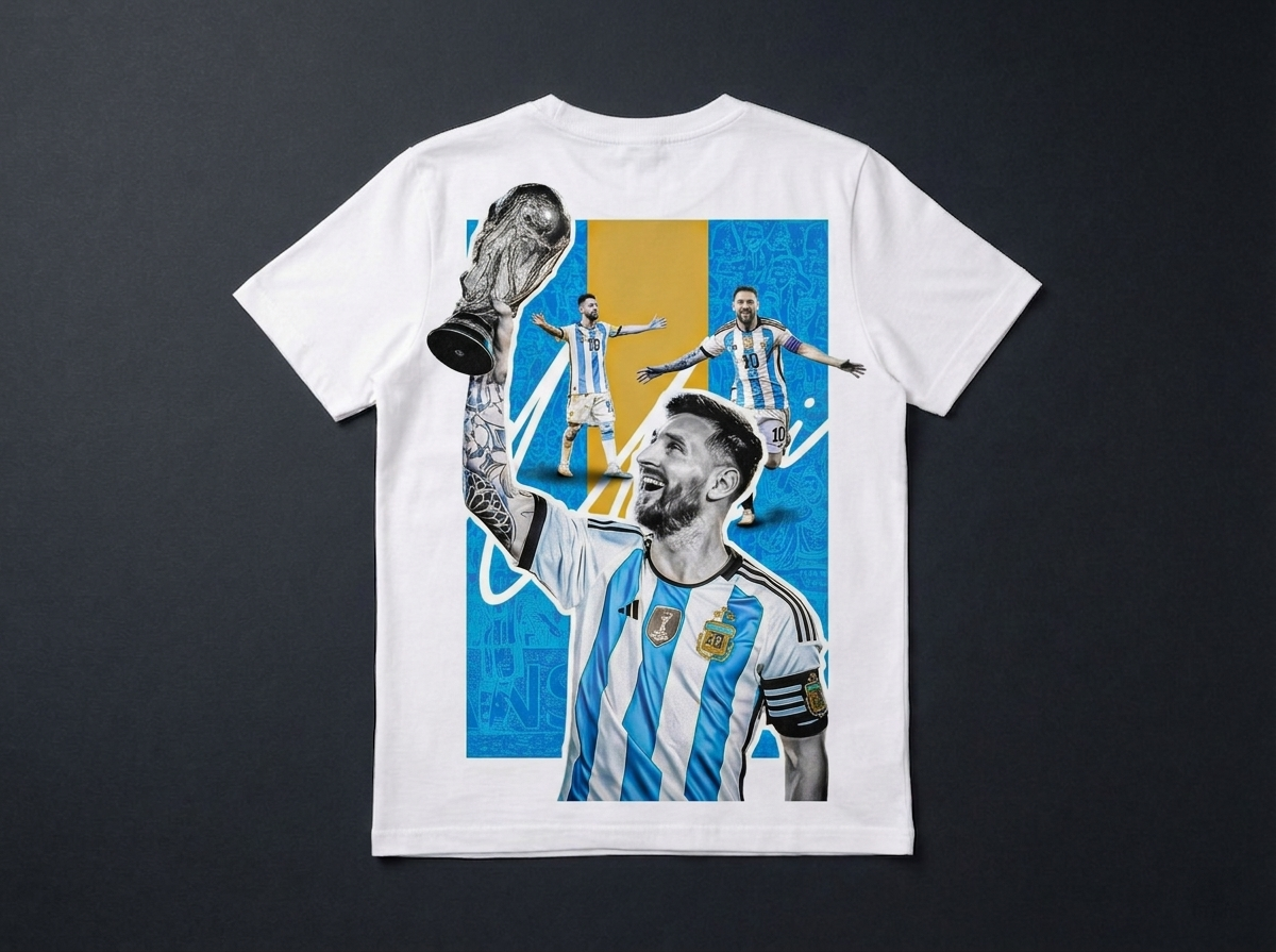 Camiseta Messi Mundial