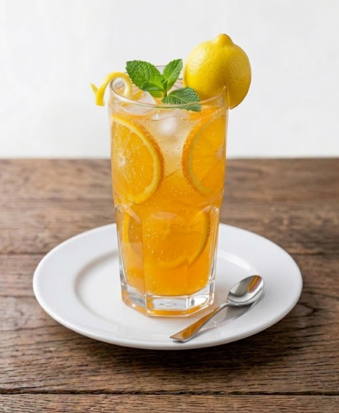Soda de naranja limón
