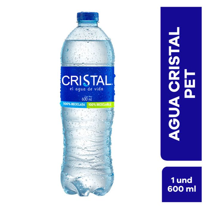 Agua Cristal PET 600ml