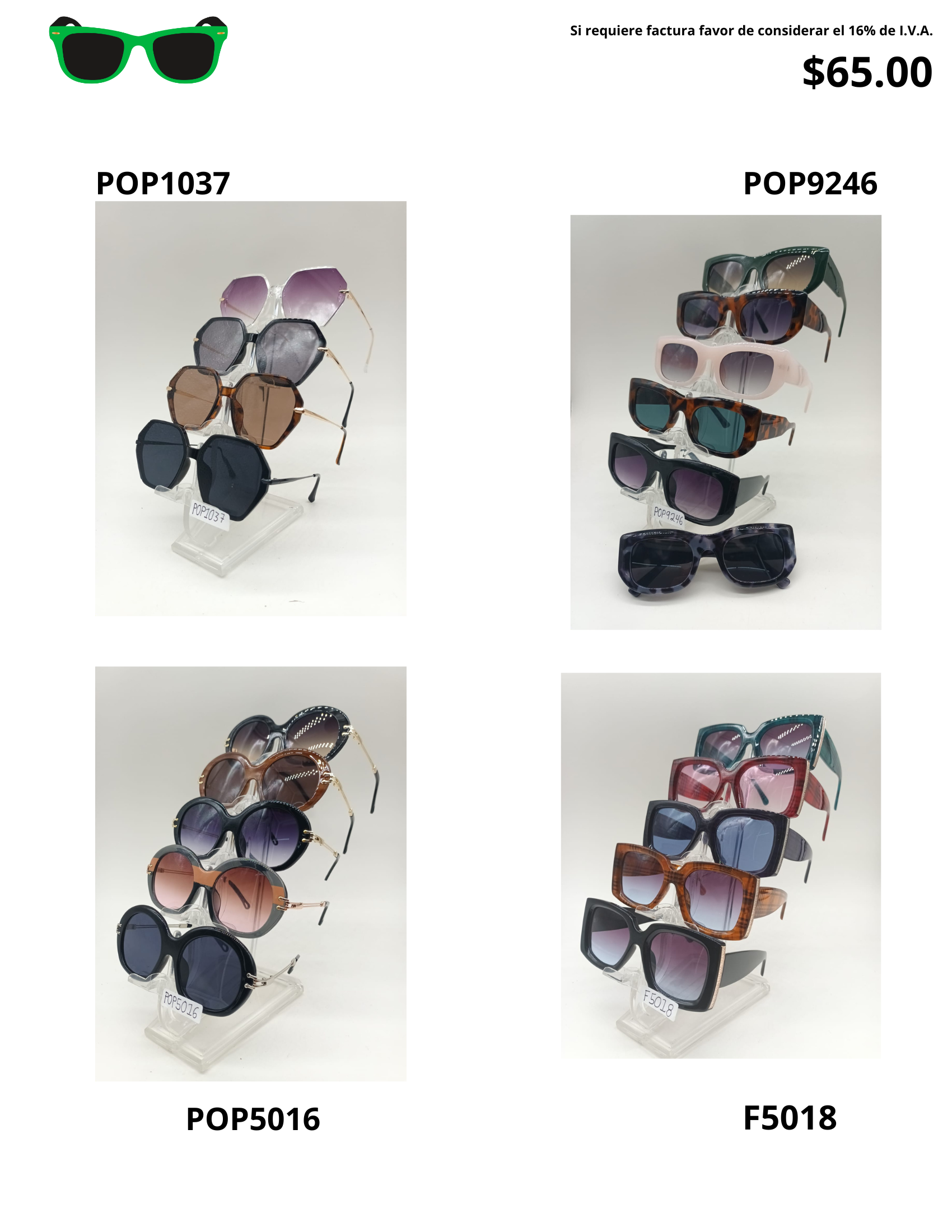 Lentes de Sol Modernos
