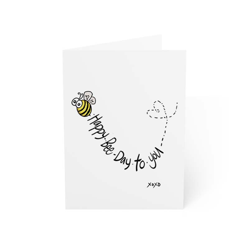 Happy Bee Day Greeting Card