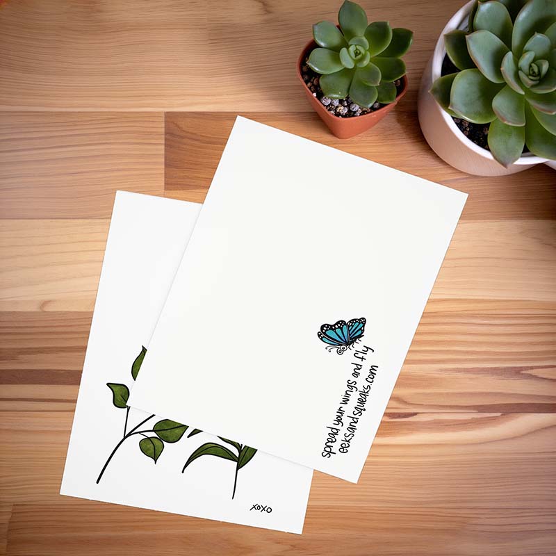 Transformation Butterfly Art Print