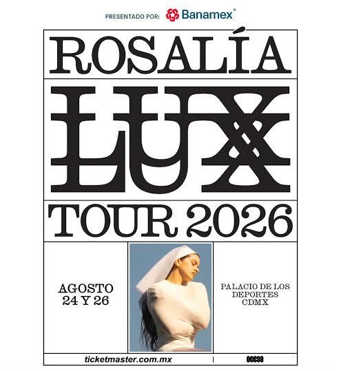 Rosalía Lux Tour 2026
