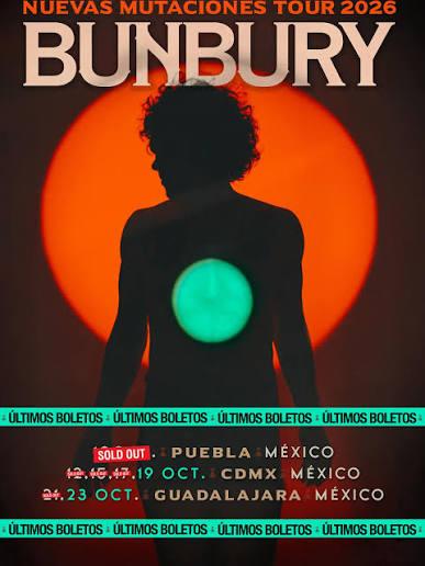 Entradas Bunbury Tour 2026