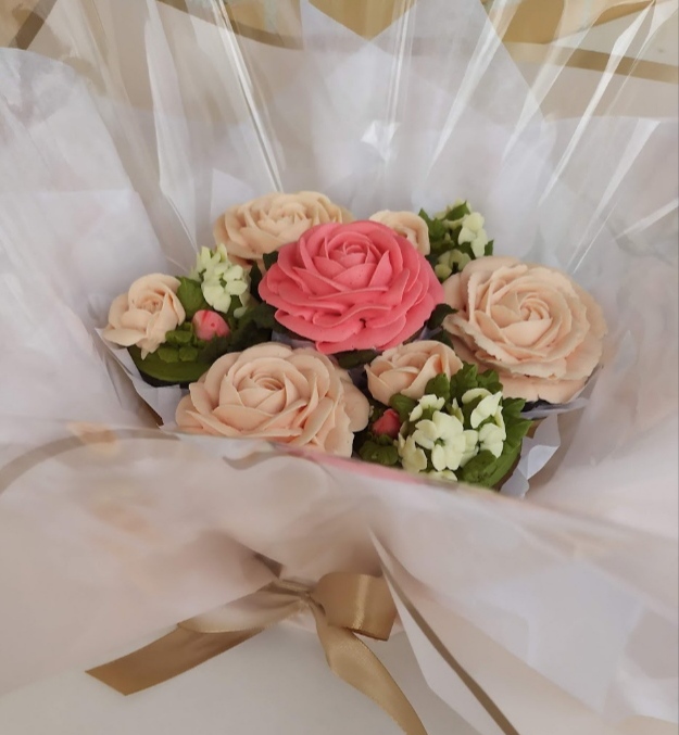 Ramo de cupcakes 7 unidades