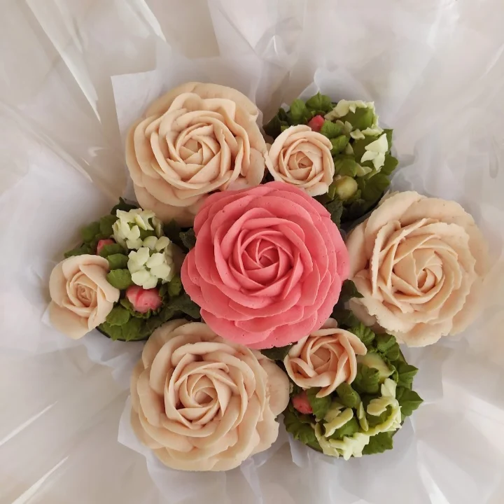 Ramo de cupcakes 7 unidades